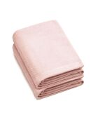 Lot de 2 serviettes de bain rose saumon - 70x140 cm