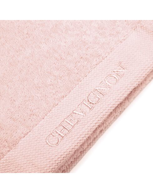 Lot de 2 serviettes de bain rose saumon - 70x140 cm
