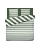 Parure housse de couette en satin de coton Horizon Vert