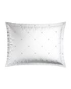 2 Taies d'oreiller en satin de coton Canards Lilas