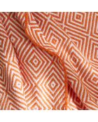 Plaid tissé Milan Orange - 130x180 cm