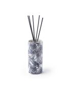 Bâtonnets parfumés en support en porcelaine Jungle - Bleu - Jasmin & Ylang - 100 ml