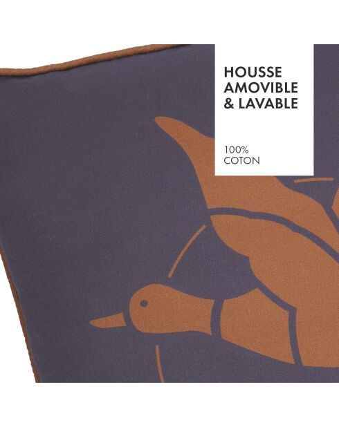 Housse de coussin Togs Duck Gris - 45x45 cm