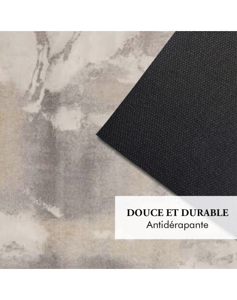 Tapis Nébula Gris - 90x90 cm