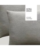 Housse de coussin Raoul blanc cassé - 45x45 cm