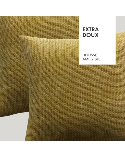 Housse de coussin Robin Yellow - 45x45 cm