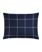 2 Taies en satin de coton - Arthur Bleu foncé - 50x70 cm