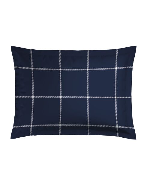 2 Taies en satin de coton - Arthur Bleu foncé - 50x70 cm