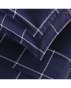 2 Taies en satin de coton - Arthur Bleu foncé - 50x70 cm