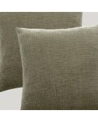Housse de coussin Raoul verte - 45x45 cm