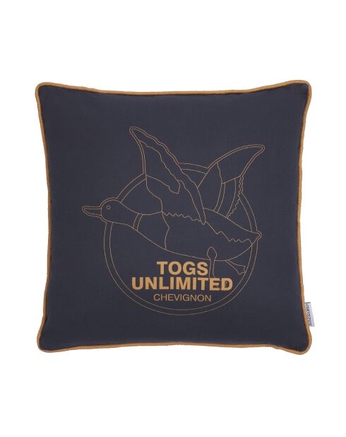 Housse de coussin Togs Duck bleu foncé - 45x45 cm