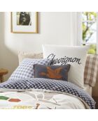 Housse de coussin Togs Duck bleu foncé - 45x45 cm