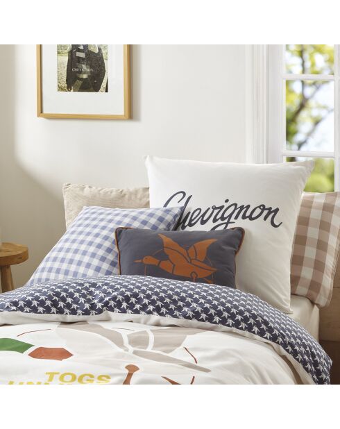 Housse de coussin Togs Duck bleu foncé - 45x45 cm