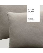 Housse de coussin Lilo blanc cassé - 45x45 cm