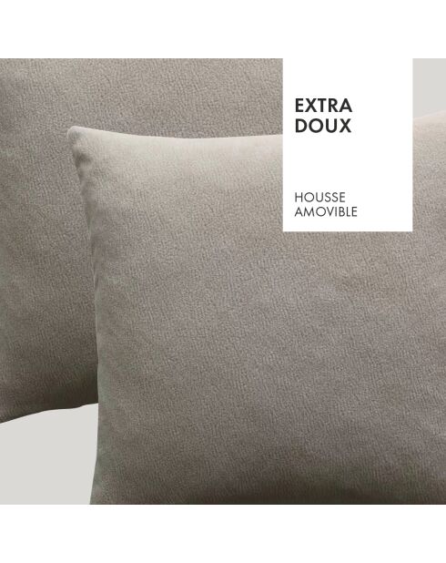 Housse de coussin Lilo blanc cassé - 45x45 cm