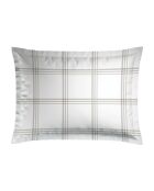 2 Taies en satin de coton - Aaron Taupe -50x70 cm