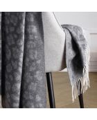 Plaid tissé Manuel gris - 130x180 cm