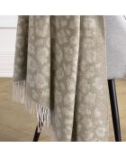 Plaid tissé Manuel Taupe - 130x180 cm