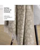 Plaid tissé Manuel Taupe - 130x180 cm