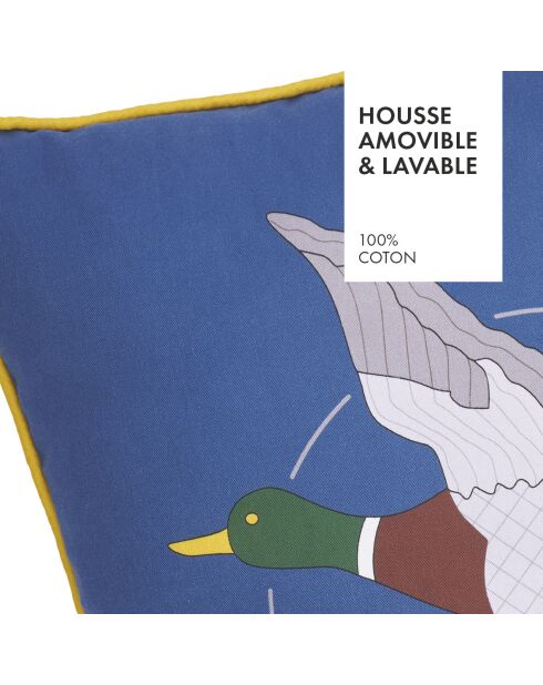 Housse de coussin Togs Duck Jeans bleu - 45x45 cm