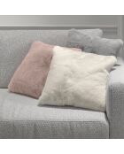 Housse de coussin en fausse fourrure - Kivo Blanc - 40x40 cm