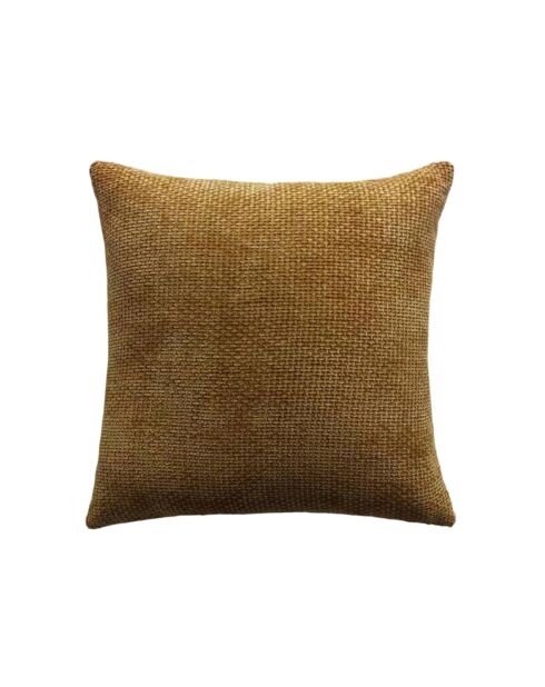 Housse de coussin Robin jaune moutarde - 45x45 cm