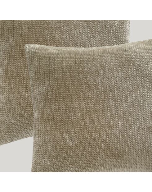 Housse de coussin Raoul Taupe - 45x45 cm