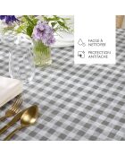 Nappe Damier Taupe