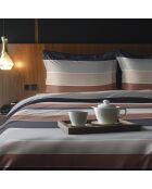 Housse de traversin cotton satin - Terres douces Brown - 43x210 cm