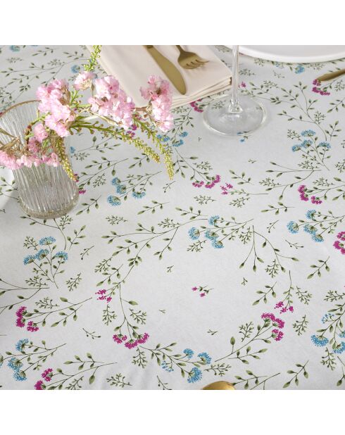 Nappe Pré de fleurs Off-Blanc