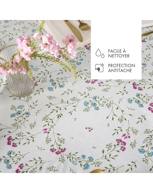 Nappe Pré de fleurs Off-Blanc