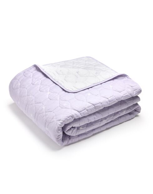 Couvre-lit XL Canards Lilas - 220x250 cm