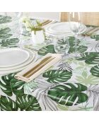 Nappe Jardin des plantes Blanc