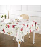 Nappe Papaver blanc cassé