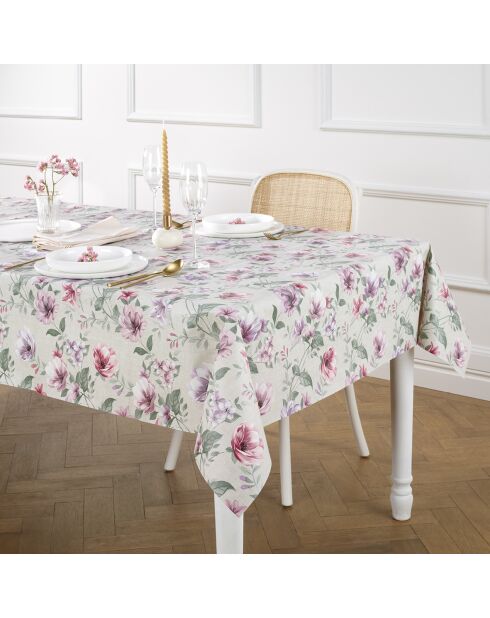 Nappe Ode florale Grise