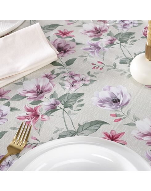 Nappe Ode florale Grise