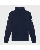 Pull Camionneur Montagne dark blue