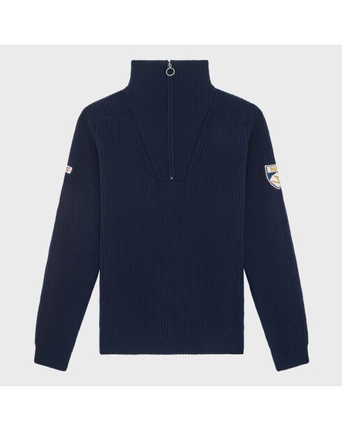 Pull Camionneur Montagne dark blue