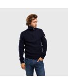 Pull Camionneur Montagne dark blue