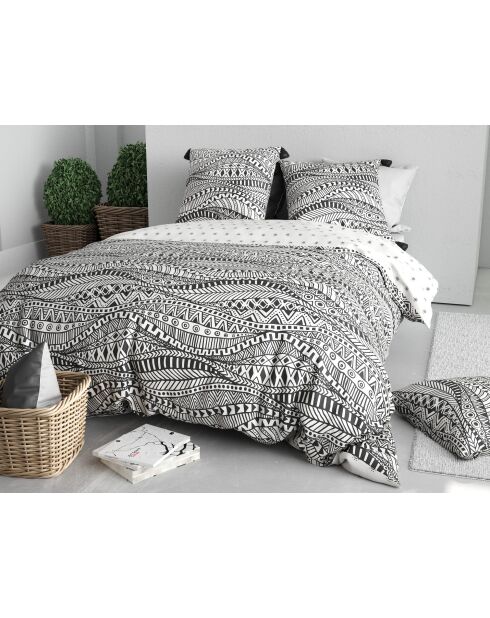 3-teiliges Bettbezug-Set Ohana, bedruckt, 100% Baumwolle, Fadenzahl 57