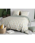 Pietra 3-delig dekbedovertrekset met print, 100% katoen, draaddichtheid 57