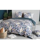 Nouk 3-delig dekbedovertrekset met print, 100% katoen, draaddichtheid 57