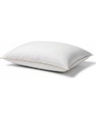 Lot de 2 oreillers plume de canard blancs - 60x60 cm