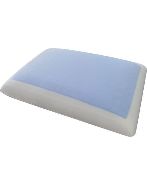 Oreiller ergonomique et rafraichissant blanc - 40x60 cm