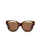 Lunettes de soleil Evita Havana marron