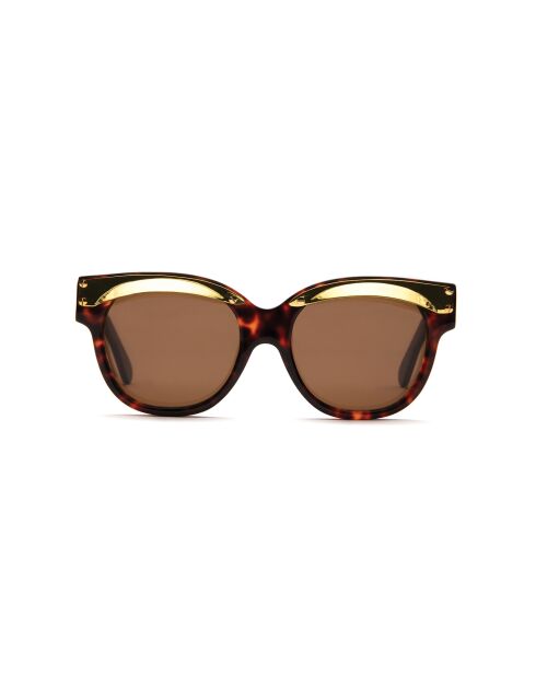 Lunettes de soleil Evita Havana marron