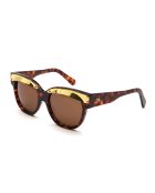 Lunettes de soleil Evita Havana marron