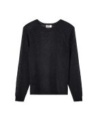 Pull manches longues col rond Romy noir