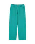 Pantalon jean large rétro Henry vert