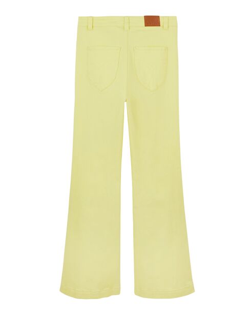 Pantalon flare Meghan jaune